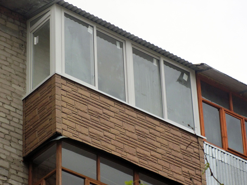 Наружная отделка балкона от Мастера в Казани